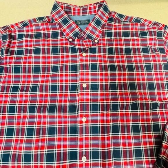 ARROW
Men's Ombre Plaid Long Sleeve Button down
Woven Shirt SIZE XL - Picture 3 of 8